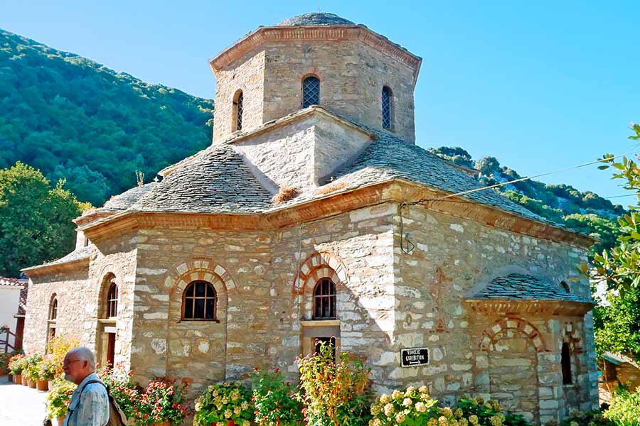 Bilde av kirke på Skiathos